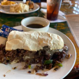 Redbones Steak Sandwich w/Au Jus