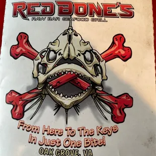 a picture of a redbones logo