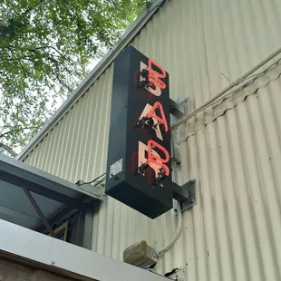 outside
