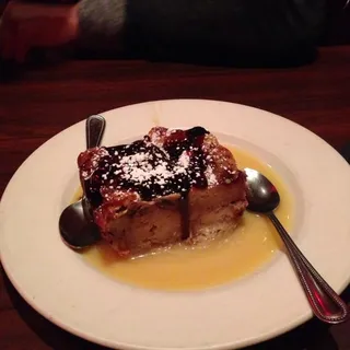 Raspberry-Pecan Bread Pudding