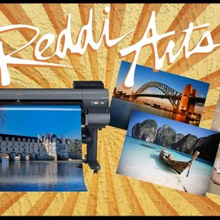 Looking to reproduce a photo or an original art piece on canvas? Stop by our Visual Presentation Ctr. and speak with our graphic designer!