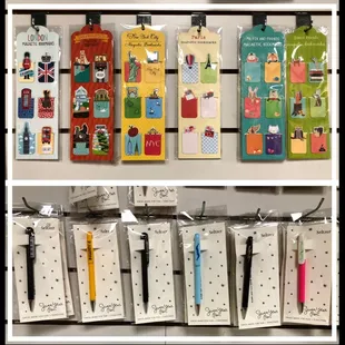 Magnetic Bookmarks and Seven Year Pens