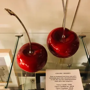 Ceramic Cherries