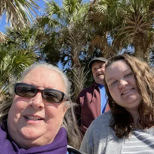 We're enjoying walking along the river trails.