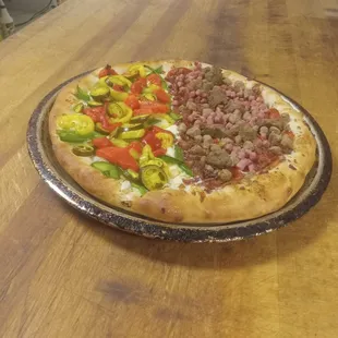 pizza, food