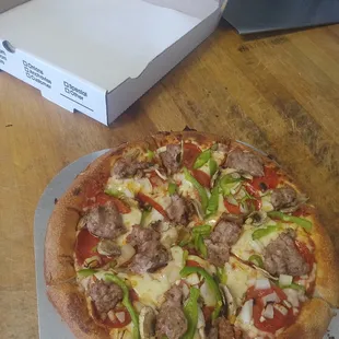 pizza, food