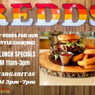 TRY OUR &quot;HUNGRY AS HELL&quot; CHALLENGE ANYTIME YOU STOP BY REDDS!