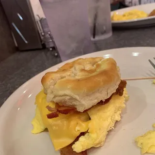 Bacon and Egg Biscuit/Sandwich