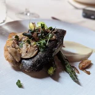 Salmon &amp; Wild Mushrooms