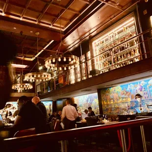 people sitting at the bar