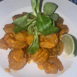 Spicy Popcorn Shrimp
