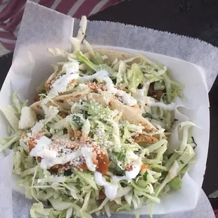 Fried Avocado Tacos