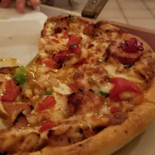 Gumbo pizza