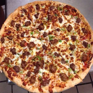 pizza, food