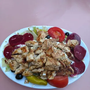 a plate of food