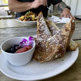 Stuffed French Toast. AMAZING.