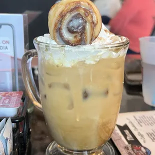 Cinnamon Bun Iced Latte