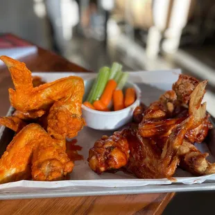 6 pc. Whole Chicken Wings (IG: hangryforwhat)