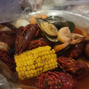 food, oysters and mussels