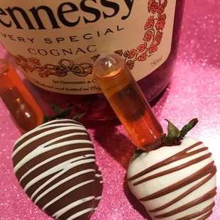Booker Berries (Infused with your choice of Cognac, Tequila, or Vodka)