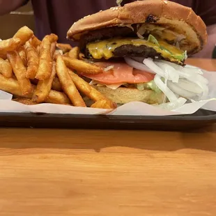 Famous farm to table burger