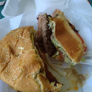The Babe&apos;s Burger.