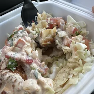 Fish sticks in my taco