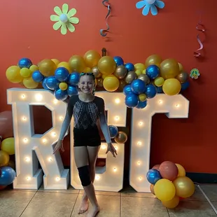 The groovy meet for the classes and the show for the team girls before Nationals!