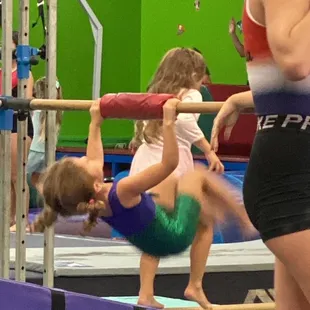 Flipping on the bars!!