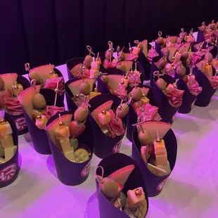 A person charcuterie board