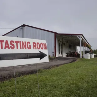 Entrance to tasting room