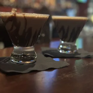 Chocolate martinis