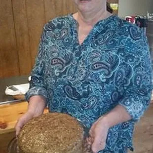 Desert with the daily specials