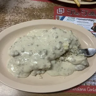 Half order Biscuit and Gravy