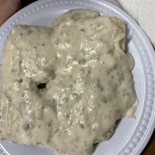 Full Biscuits and Gravy