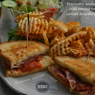 Weekly special for Summer time.  this is the summer grilled cheese