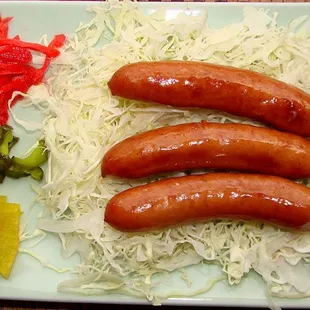 Redondo's Arabiki Sausage cooked and presented
