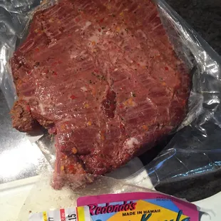 Pipikaula fresh out of the package