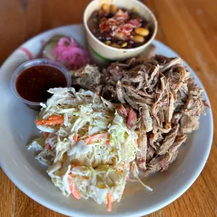 Pulled Pork Cole Slaw Baked Beans