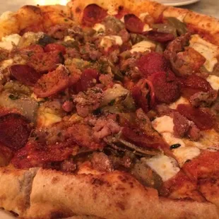 Boar Sausage Pizza