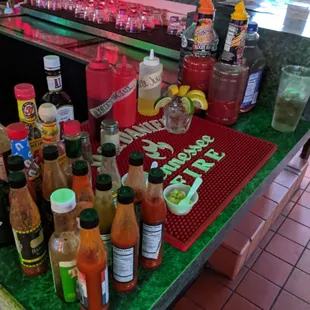 Awesome bloody Mary bar selections