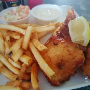 fish and chips, seafood, food, fish