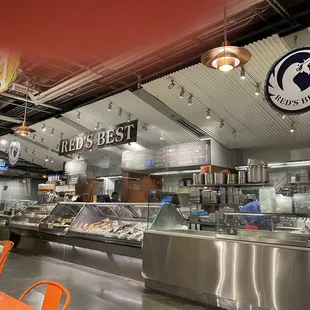 interior, sushi and sashimi