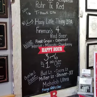 Beer &amp; Wine Selection