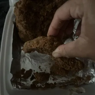 Bone in pork chop suppose to be boneless