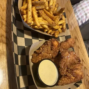 Chicken &amp; fries