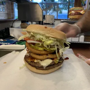 12th Man Burger- created by chef GARY!