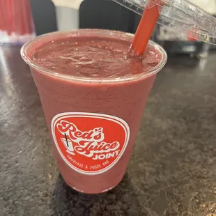 Beet It (Beets, Raspberry, Banana, Spinach, Pink Guava Juice)