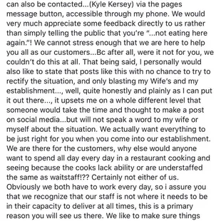 Not the way to handle criticism