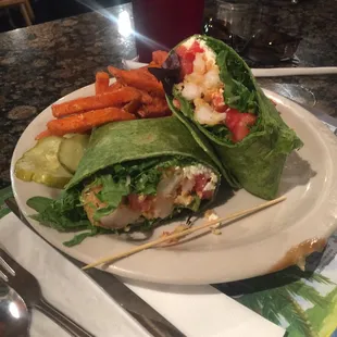 Poor Boy Shrimp Wrap